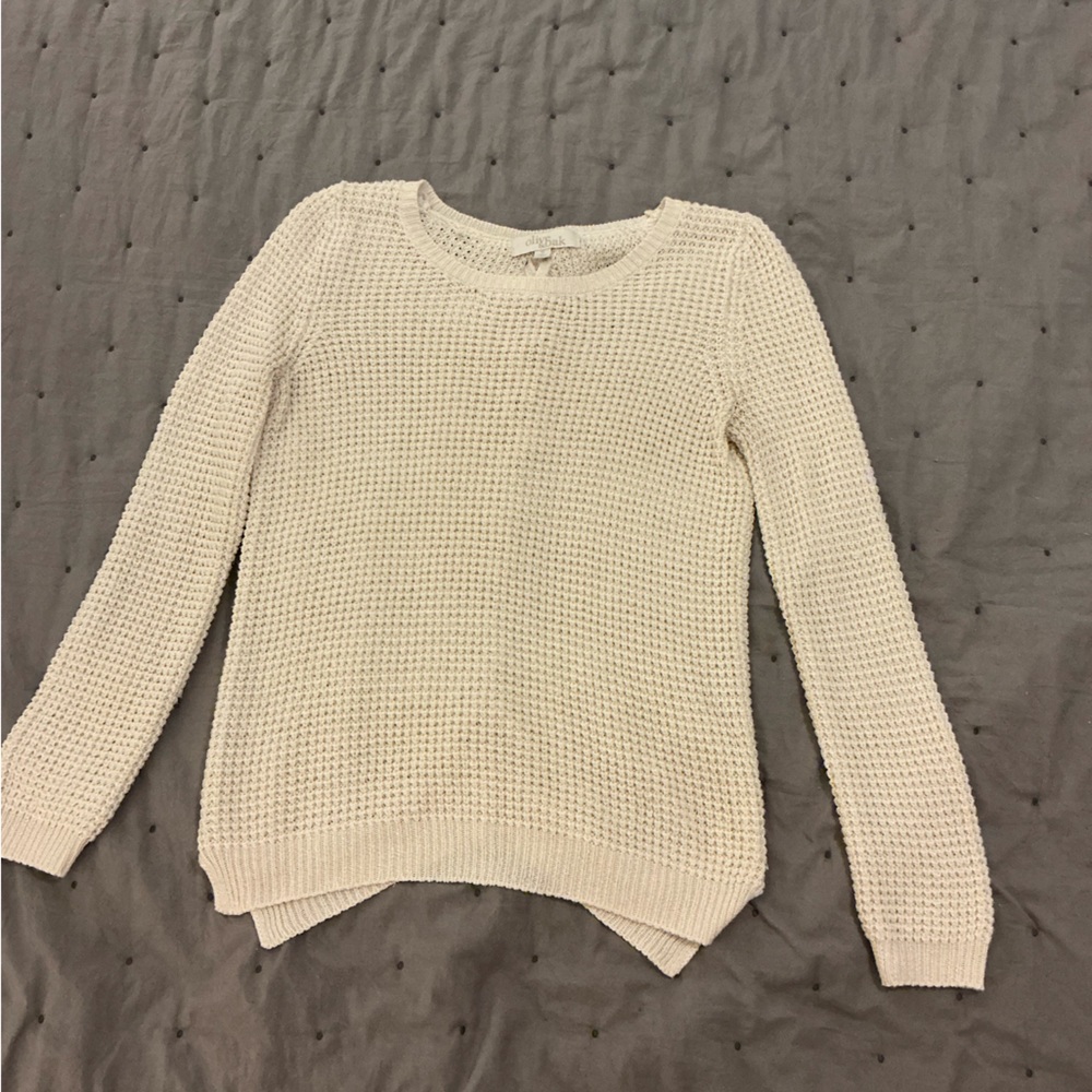 Olive & Oak Women’s Classic Ivory Sweater Ivory Size Small